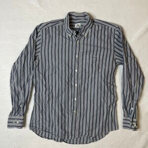 Lacoste Striped Button Down Shirt Long Sleeve Cotton Mens Size‎ 40